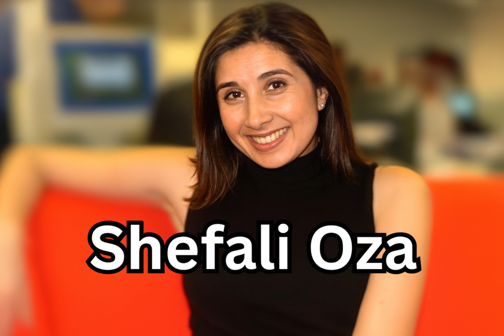 who is shefali oza partner